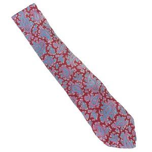 Liberty of London Red Silk Paisley Neck Tie